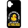 Anatra Anatra Di Gomma Paperino Custodia per iPhone 16 Plus The Little Voices In My Head Keep Telling Me Get More Ducks