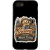 Jimbeels Custodia per iPhone SE (2020) / 7/8 Riccio Cucito Ago Filo Hobby Umorismo