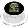 Happy Camper Humorous Apparel Scusa per quello che ho detto durante l'installazione della tenda, campeggio PopSockets PopGrip per MagSafe
