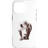 Cool Rhino Safari Animal Birthday Holida Custodia per iPhone 16 Pro Simpatico rinoceronte amante della fauna selvatica zoo regalo per uomini, donne e bambini