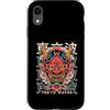 Hannya Oni By Tokyo-Waves Custodia per iPhone XR Yokai Oni Mask - Maschera da diavolo giapponese con fiori di ciliegio