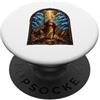 Holy Art Mosè Mar Rosso Scena Biblica Mosaico Gotico Arte Sacra Fede PopSockets PopGrip Adesivo