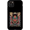 TOKYO WAVES Oni Mask Designs Custodia per iPhone 11 Pro Max Hannya Oni Mask Devil Yokai - Maschera giapponese con tatuaggio demone