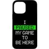 Gaming Humor Retro Pixel Gamer Meme Custodia per iPhone 13 Pro Max Mio Gioco In Pausa Per Essere Qui Divertente Gamer