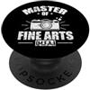 profession academic degree university ca Maestro di Belle Arti (M.F.A.) PopSockets PopGrip Adesivo
