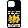 Anatra Anatra Di Gomma Paperino Custodia per iPhone 16 Pro Max The Little Voices In My Head Keep Telling Me Get More Ducks