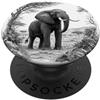 Artistic Wilderness Orgoglioso elefante nella natura PopSockets PopGrip Adesivo