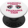 Cute Lash Tech Social Anxiety Cosmetolog Divertente Lash Tech Antisociale Makeup Artist Diva Attitude MUA PopSockets PopGrip Adesivo