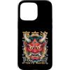 Japanese Aesthetic by Tokyo Waves Custodia per iPhone 15 Pro Max Maschera giapponese del diavolo Yokai del diavolo Hannya Giappone Oni