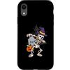 Funny Halloween Shirts Women Kids Men Sc Custodia per iPhone XR Halloween Ragazzi Uomini Dabbing Scheletro Skull Rib Cage Dab Dance