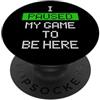 Gaming Humor Retro Pixel Gamer Meme Mio Gioco In Pausa Per Essere Qui Divertente Gamer PopSockets PopGrip Adesivo