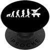 Pommel Horse For Beginners / Funny Sayin Pommel Horse Evoluzione dell'Umanità / Design grafico divertente PopSockets PopGrip Adesivo