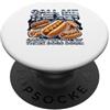 Divertente Maglietta Bootleg Che Griglia Maglietta Divertente Bootleg Grilling Hot Dog Dog Meme PopSockets PopGrip Adesivo