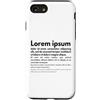 Tech Humour Inc. Custodia per iPhone SE (2020) / 7/8 Lorem Ipsum | Frasi latine, Progettazione grafica, Copywriting