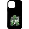 Kids Football Soccer Birthday Boy Appare Custodia per iPhone 13 Pro Max Rete da calcio per 6° compleanno, 6 anni, tema calcio