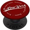 I love New York Lovers Big Apple Gifts & Design sportivo con lettere NYC (New York City) PopSockets PopGrip Adesivo