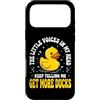 Anatra Anatra Di Gomma Paperino Custodia per iPhone 17 Pro Max The Little Voices In My Head Keep Telling Me Get More Ducks