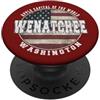 Washington born and pride Wenatchee Washington, Vintage bandiera americana PopSockets PopGrip Adesivo