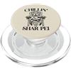 Shar Pei Dog Lover Gifts Rilassarsi con la mia poltrona estiva per cani Shar Pei PopSockets PopGrip per MagSafe