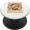 Divertente Maglietta Bootleg Che Griglia Maglietta Divertente Bootleg Grilling Hot Dog Dog Meme PopSockets PopGrip Adesivo