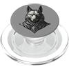 Demonique Tees and Ars Goetia Demon Gift Gusion Il duca sciacallo Veglia PopSockets PopGrip per MagSafe