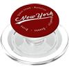 I love New York Lovers Big Apple Gifts & Design sportivo con lettere NYC (New York City) PopSockets PopGrip per MagSafe