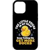 Anatra Anatra Di Gomma Paperino Custodia per iPhone 12 Pro Max The Little Voices In My Head Keep Telling Me Get More Ducks