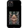 Hannya Oni Mask Aesthetic By TW Custodia per iPhone 11 Pro Max Maschera giapponese del diavolo Yokai del diavolo Hannya Giappone Oni