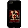 Crusader Knight Templar Cross Order Lega Custodia per iPhone SE (2020) / 7/8 L'Ordine Rimane Crociato Templare Cavaliere Crociato