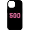 Leggende dello sport Custodia per iPhone 14 Baseball Softball Rosa Numero #500