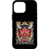 Japanese Aesthetic by Tokyo Waves Custodia per iPhone 16 Pro Max Maschera giapponese del diavolo Yokai del diavolo Hannya Giappone Oni
