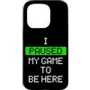 Gaming Humor Retro Pixel Gamer Meme Custodia per iPhone 15 Pro Mio Gioco In Pausa Per Essere Qui Divertente Gamer