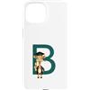 Timowo Studio Custodia per iPhone 15 Giraffa Diploma Lettera B Alfabeto Animale