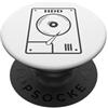 Diskette CD retro old data storage compu HDD Hard Disk Retro Modulo di archiviazione PopSockets PopGrip Adesivo