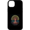 Rooted Nature Studio Custodia per iPhone 14 Plus Radici nella natura, albero della vita, design con radici