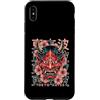 Hannya Oni Mask Aesthetic By TW Custodia per iPhone XS Max Maschera giapponese Demone Cherry Blossom Yokai Devil Hannya Oni