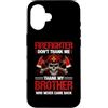 Firefighter Proud Firefighters Brothers Custodia per iPhone 16 Firefighter Don't Thank Me Thank My Brothers