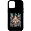Hannya Oni Mask Aesthetic By TW Custodia per iPhone 12/12 Pro Maschera giapponese del diavolo Yokai del diavolo Hannya Giappone Oni