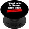 Dad Life in Charge Then I Had a The Twin Avevo il comando e poi ho avuto un design comico The Twins PopSockets PopGrip Adesivo