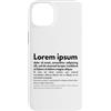 Tech Humour Inc. Custodia per iPhone 14 Plus Lorem Ipsum | Frasi latine, Progettazione grafica, Copywriting