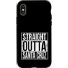 Straight Outta Words Custodia per iPhone X/XS OUTTA DRITTA SANTA CRUZ