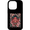 Hannya Oni Mask Aesthetic By TW Custodia per iPhone 14 Pro Maschera giapponese Demone Cherry Blossom Yokai Devil Hannya Oni