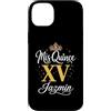 Mis Quince Jazmin Tees Custodia per iPhone 14 Plus Mis Quince Jazmin 15 Quinceanera Messicano Compleanno XV Festa