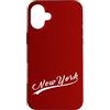 I love New York Lovers Big Apple Gifts & Custodia per iPhone 16 Plus Design sportivo con lettere NYC (New York City)