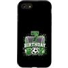 Kids Football Soccer Birthday Boy Appare Custodia per iPhone SE (2020) / 7/8 7° compleanno ragazzo calcio net 7 anni tema calcio