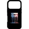 Paint Dripping Patriotic 4th of July US Custodia per iPhone 17 Pro Nastro a cassetta retrò anni '80 bandiera americana USA Drip Graffiti