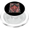 Hannya Oni Mask Aesthetic By TW Maschera giapponese Demone Cherry Blossom Yokai Devil Hannya Oni PopSockets PopGrip per MagSafe