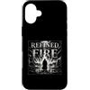 Christian Faith Refined By Fire Bible Custodia per iPhone 16 Plus Filtrati dal fuoco 1 Pietro 1 7 Versi cristiani