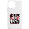 Christian Faith Scripture No Fear Romans Custodia per iPhone 13 Pro Max No Fear In Faith Romani Cristiani 8 31 Versetto
