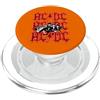 AC/DC Ufficiale AC/DC Angus and Brian Red Lightning Logo Rock Band PopSockets PopGrip per MagSafe